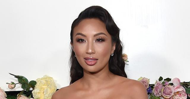 Jeannie Mai Wearing A Black Dress