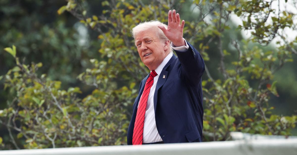 Image of Donald Trump rambled about spending his own money on White House projects.