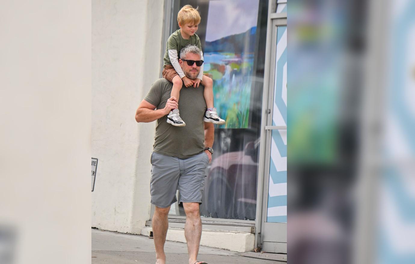 ant anstead spotted out with son hudson amid christina hall divorce