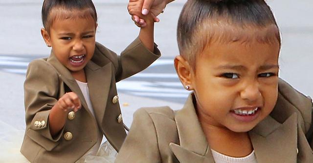 Like Father, Like Daughter! Kanye West And Kim Kardashian’s Daughter ...