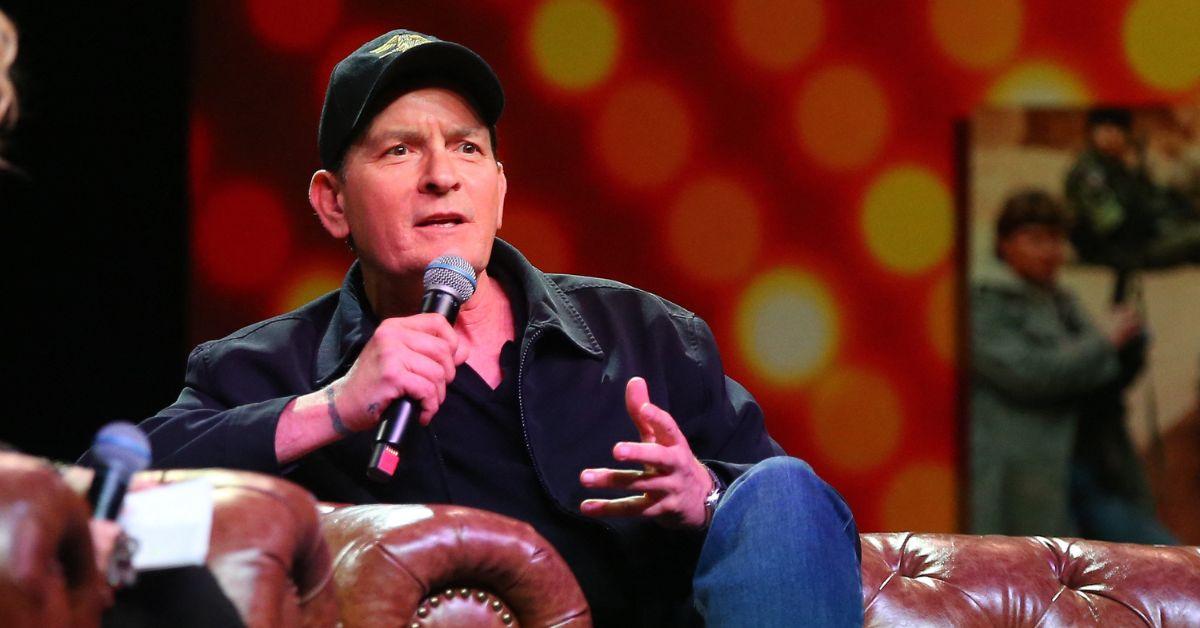 image of Charlie Sheen released his book 'The Book of Sheen' in September.