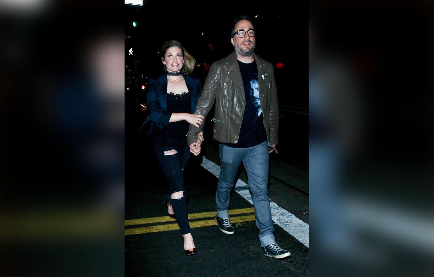 *EXCLUSIVE* Danielle Fishel enjoys a night out in Hollywood with a new boyfriend