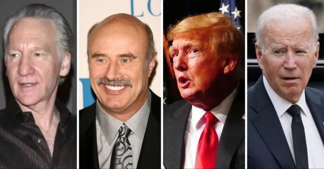 bill maher dr phil refuse agree donald trump worse joe biden