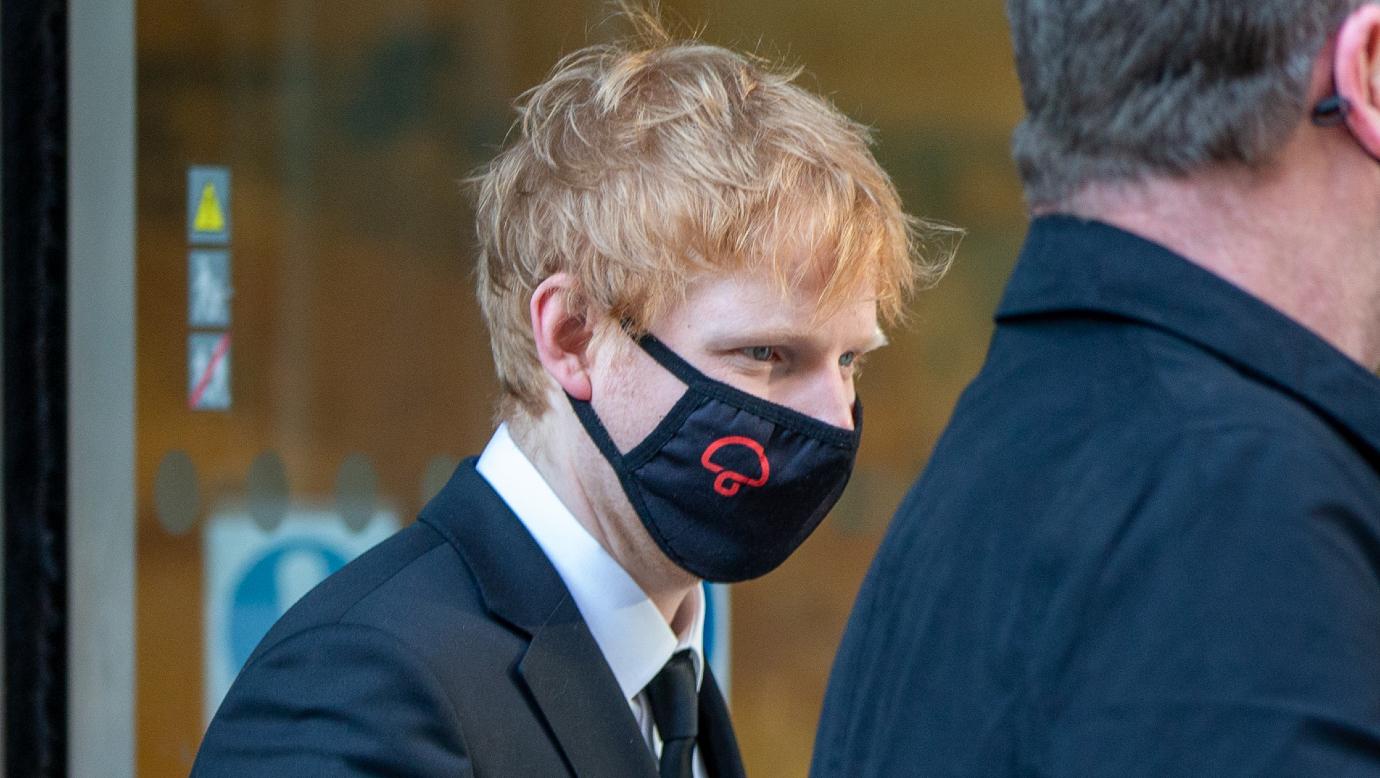 ed sheeran spotted leaving court copyright case