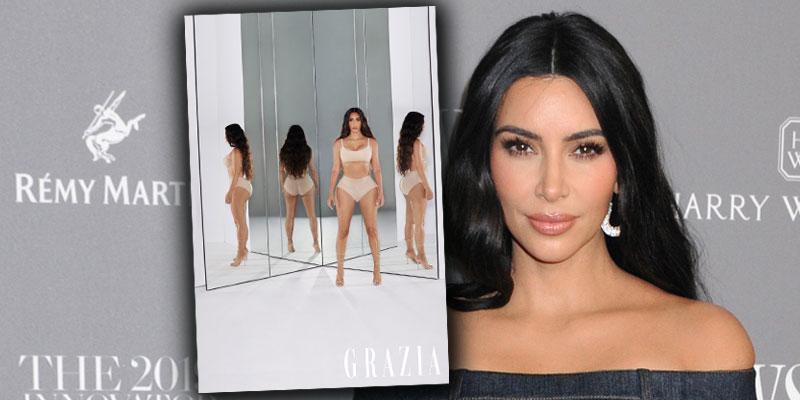 //kim kardashian stuns photos grazia magazine pf