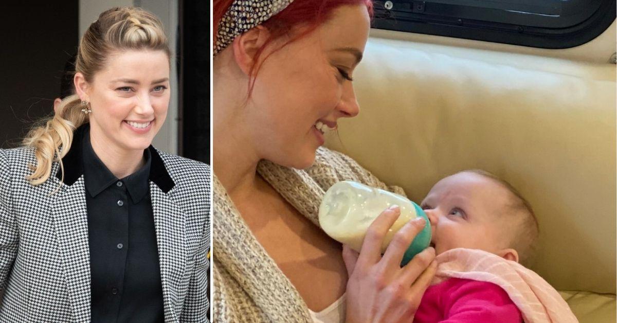 Amber Heard Shares Rare Image Of Daughter Oonagh, 2 See Photos