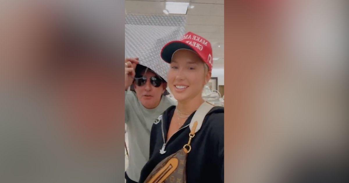 savannah chrisley maga hat spotting