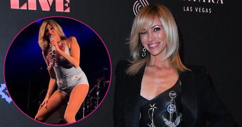 Split photo of Debbie Gibson