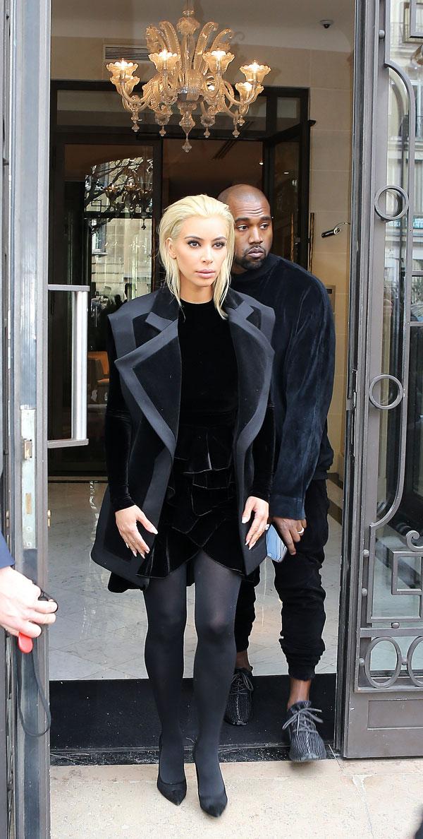 kim kardashian blonde hair