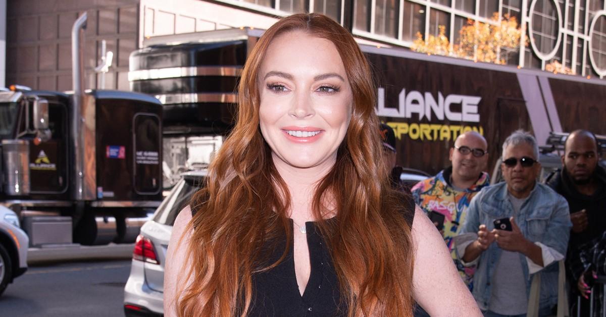 Lindsay Lohan's Side Boob Threatens to Fall Out—See the Pic!