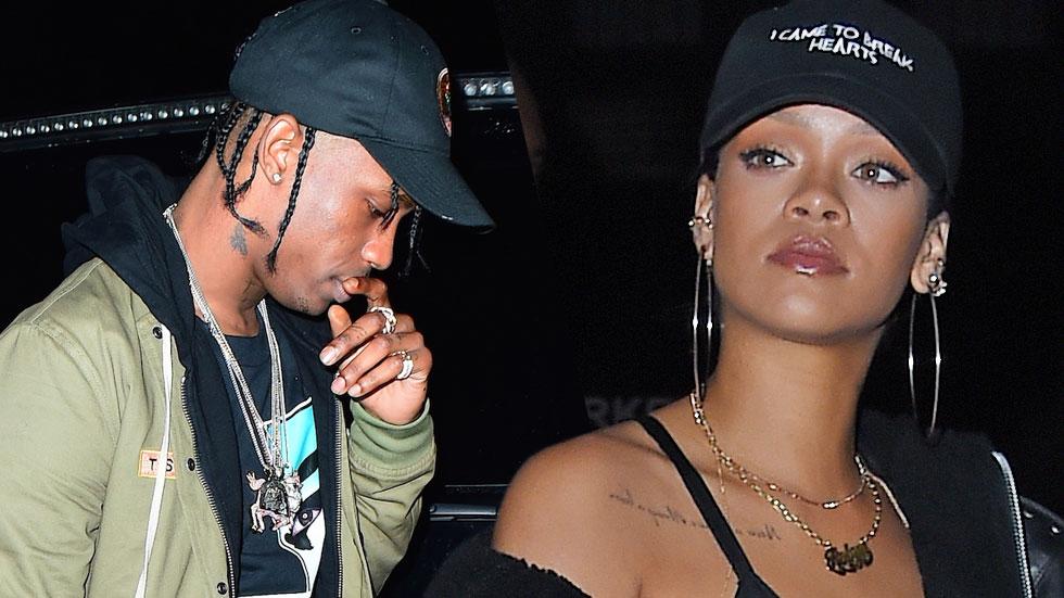 Rihanna travis scott dating dinner date