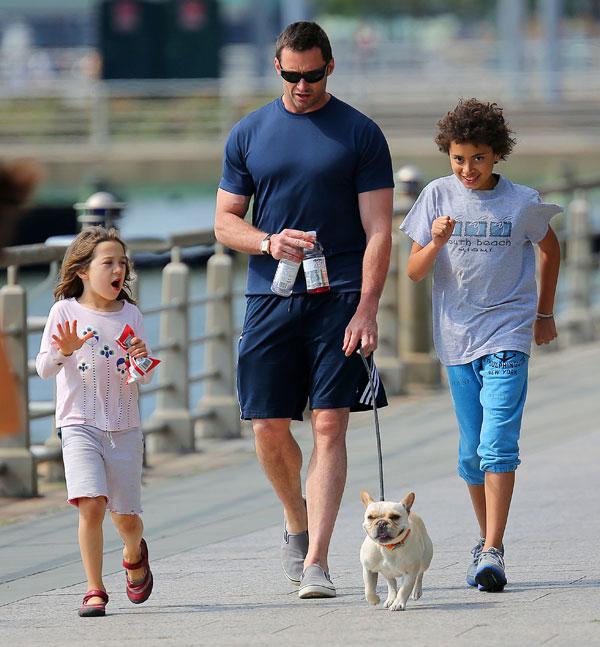 Hugh jackman hot hollywood dads.