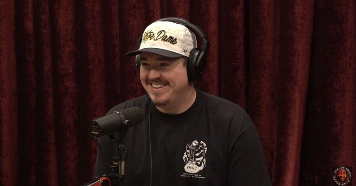image of Shane Gillis called Nick Fuentes 'wild' during the discussion.