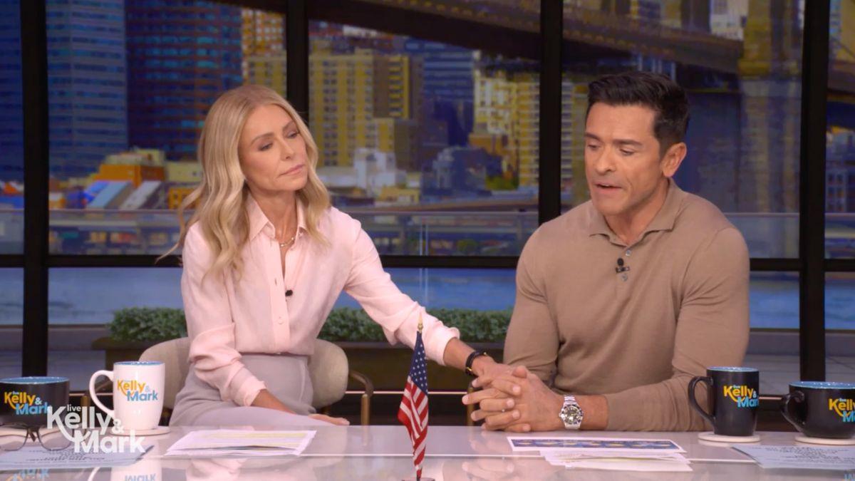 Image of Kelly Ripa called her father-in-law, Saul Consuelos, 'the greatest man' she's 'ever known.'
