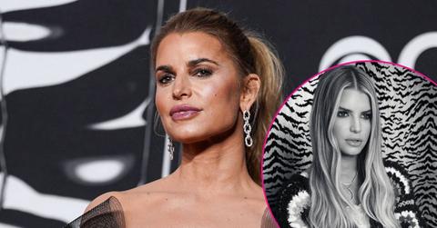 Split photo of Jessica Simpson