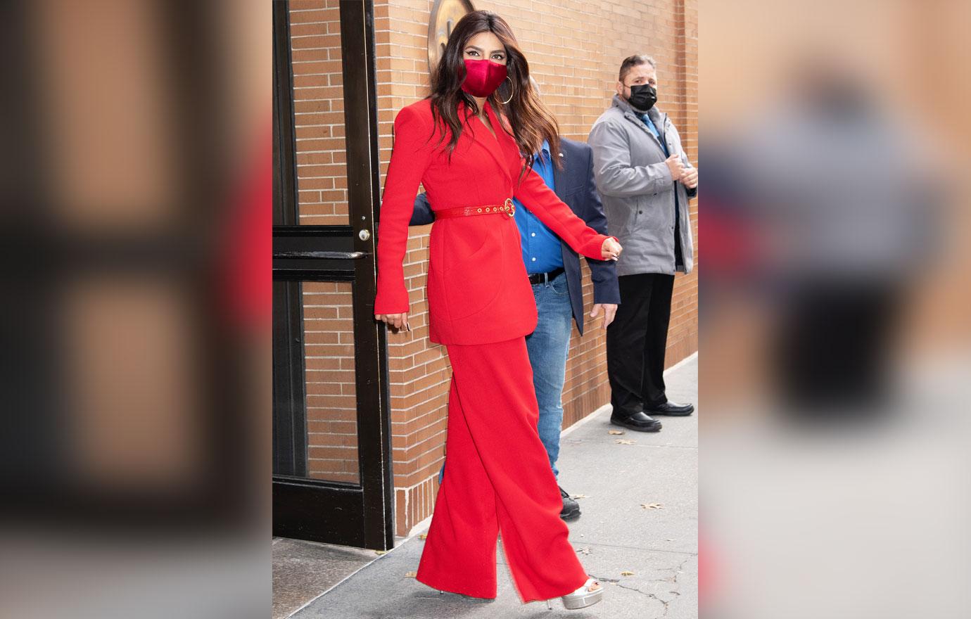 priyanka chopra exits the view television taping