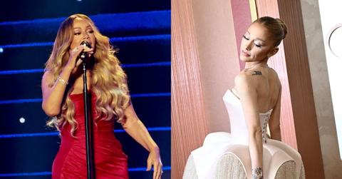 Composite Photos of Mariah Carey and Ariana Grande