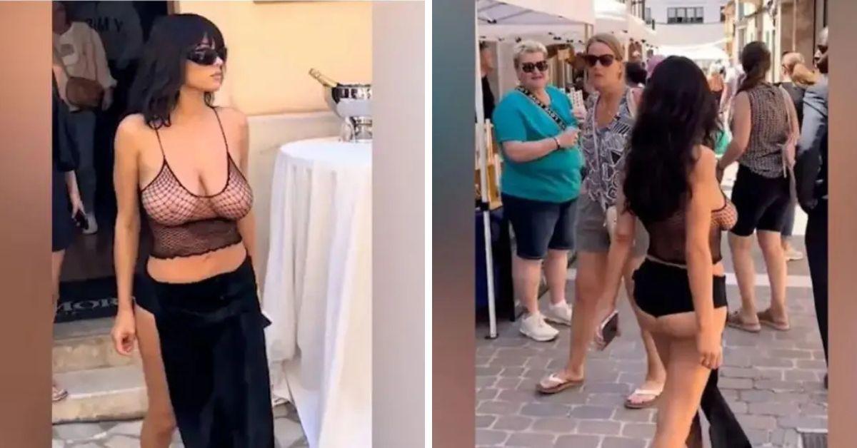 bianca censori had a nearly nude outing in spain