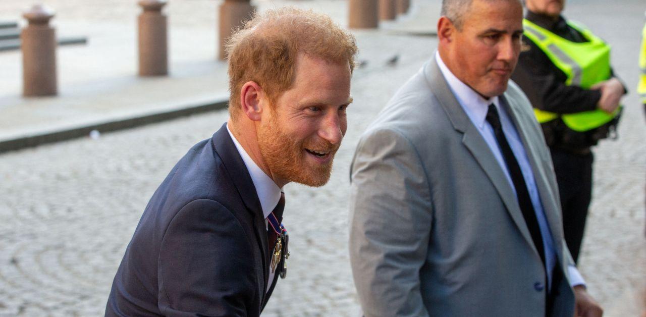 prince harry makes cheeky wedding joke during surprise walkabout london