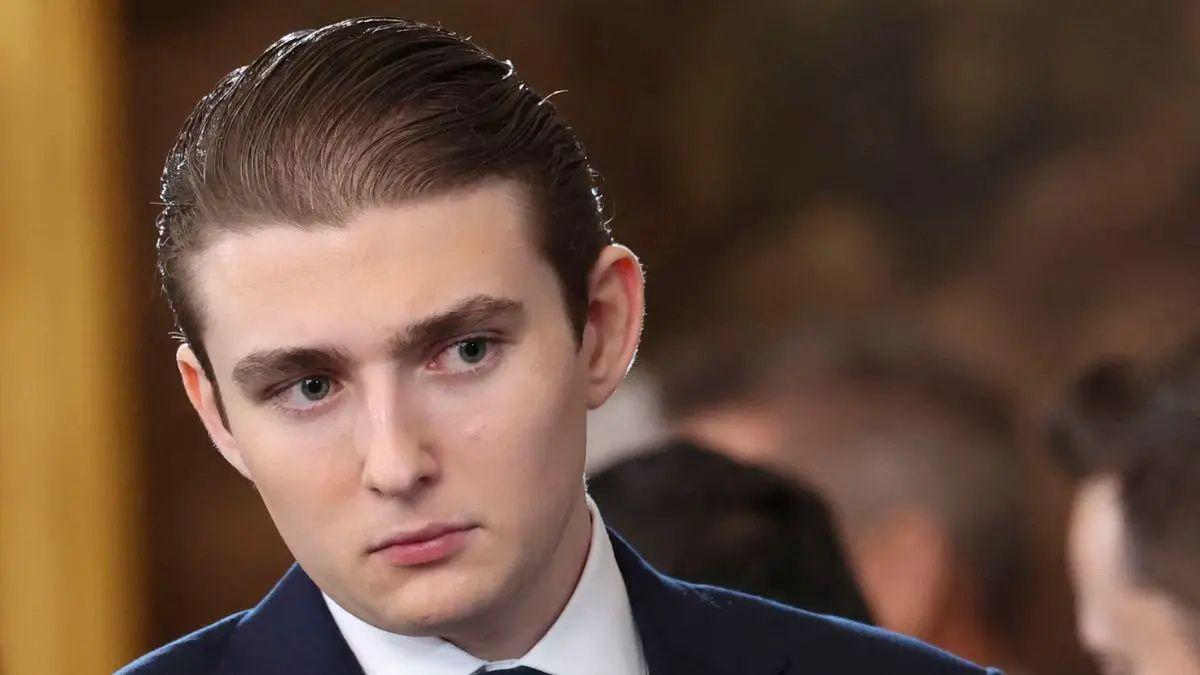 Photo of Barron Trump alerted authorities after witnessing an attack via video call. 