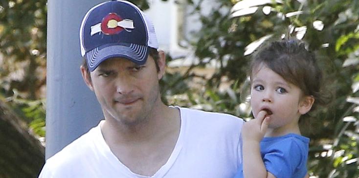 Exclusive&#8230; Ashton Kutcher Takes Wyatt To Visit Her Grandpa