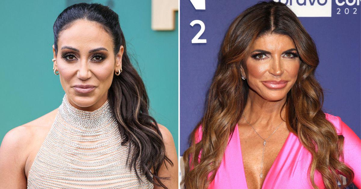 Composite photo of Melissa Gorga and Teresa Giudice.