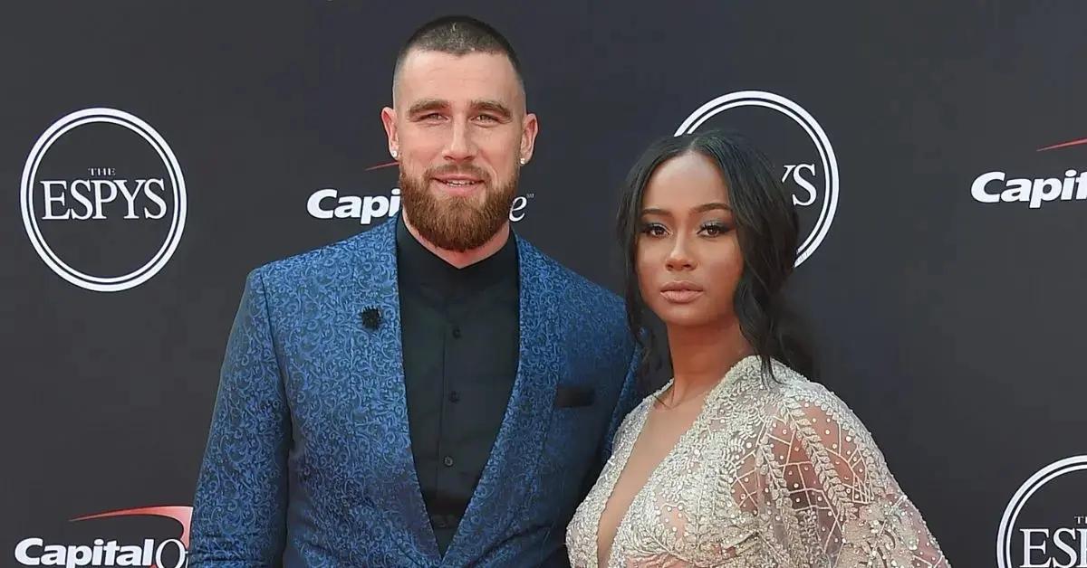 Photo of Kayla Nicole and Travis Kelce dated on and off from 2017 to 2022.