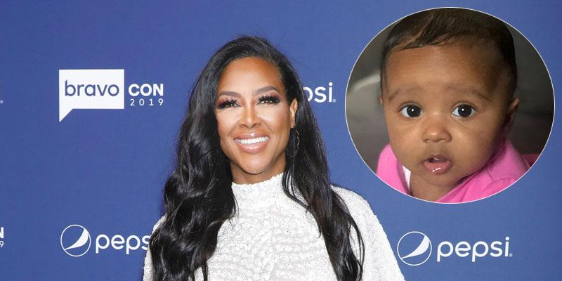 Kenya Moore On Red Carpet Daughter Brooklyn Inset