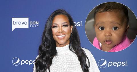 Kenya Moore On Red Carpet Daughter Brooklyn Inset