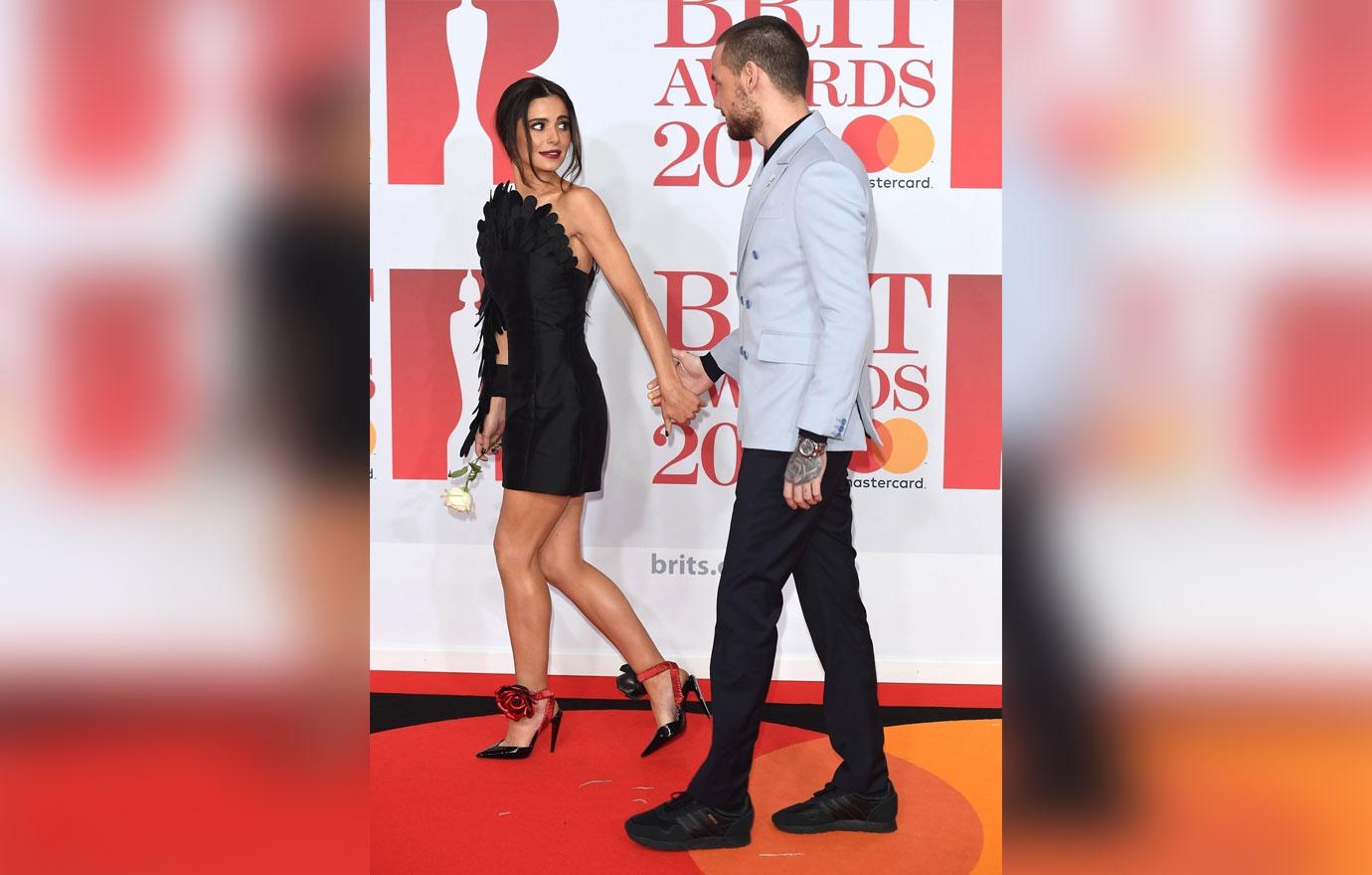 Cheryl and Liam Payne pose at the 2018 Brit Awards