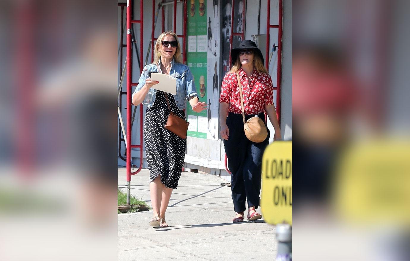 Cameron diaz and drew barrymore get together 7