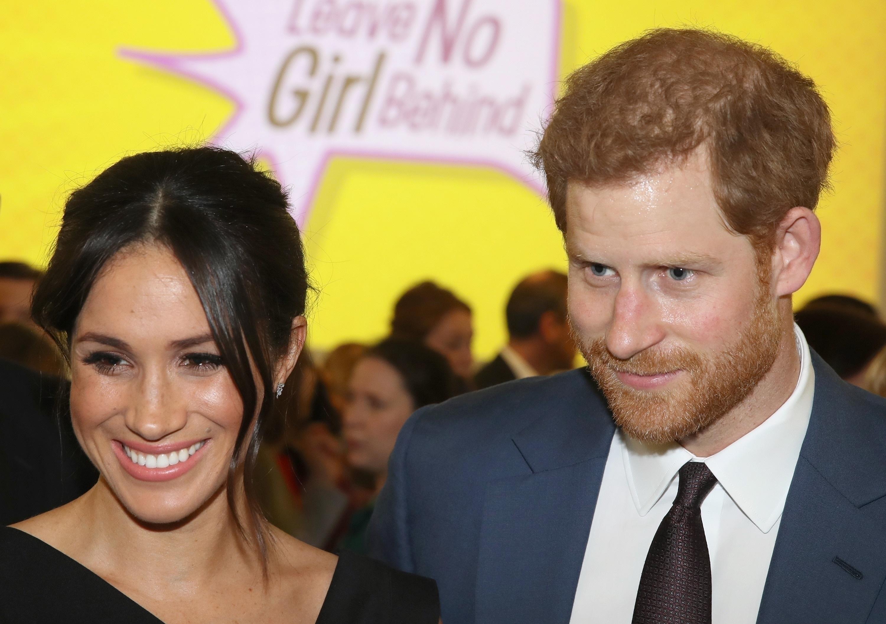 Prince Harry and Meghan Markle attend a Women&#8217;s Empowerment Reception