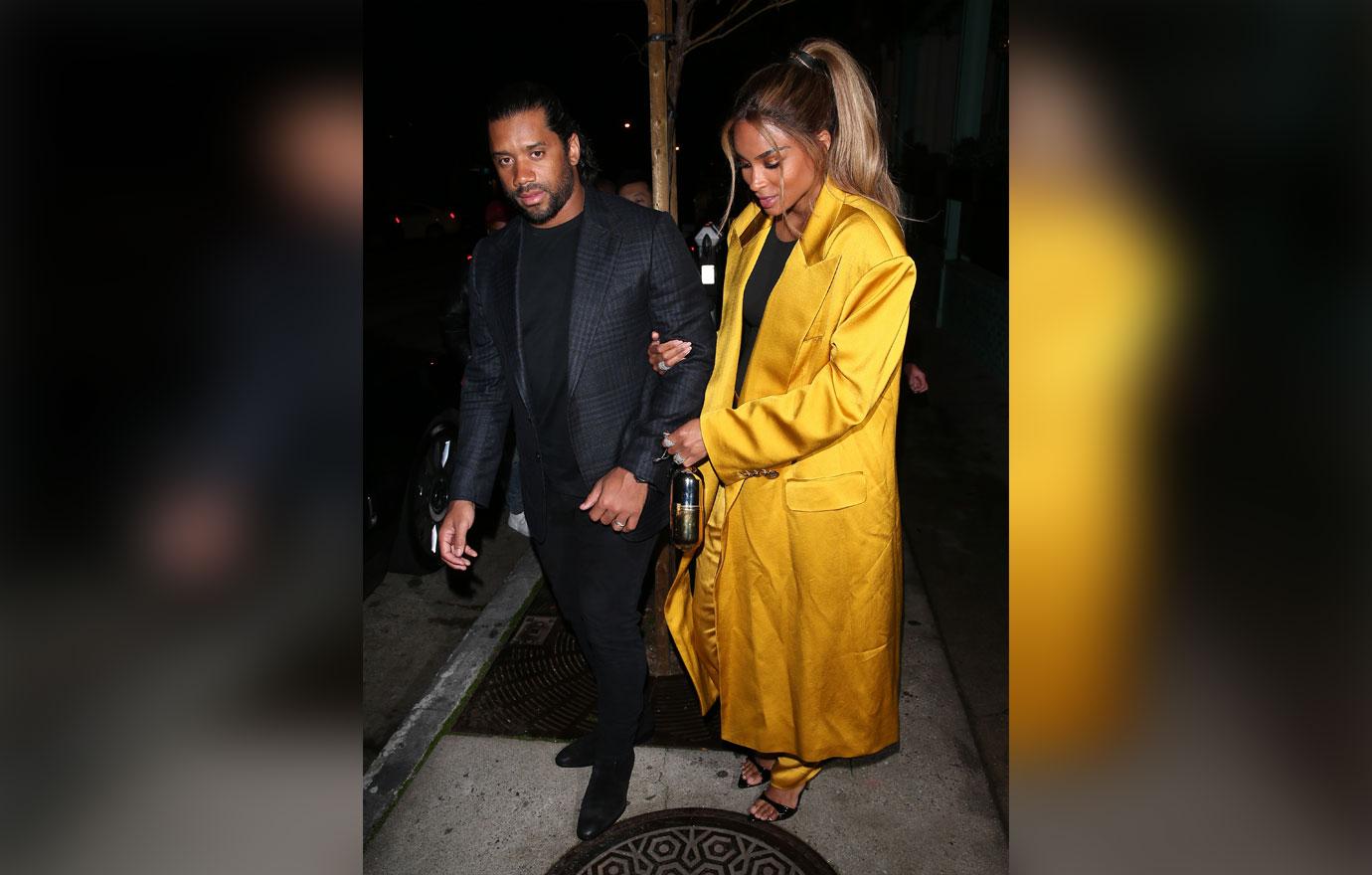 Pregnant Ciara And Russell Wilson Have A Glam Date Night Out In L A