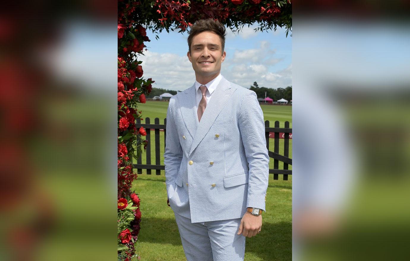 Ed Westwick Poses At Event