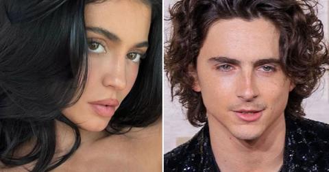 Composite photo of Kylie Jenner and Timothée Chalamet.