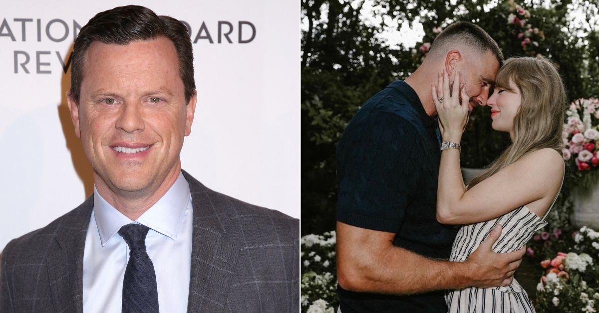 Photo of Willie Geist, Travis Kelce and Taylor Swift