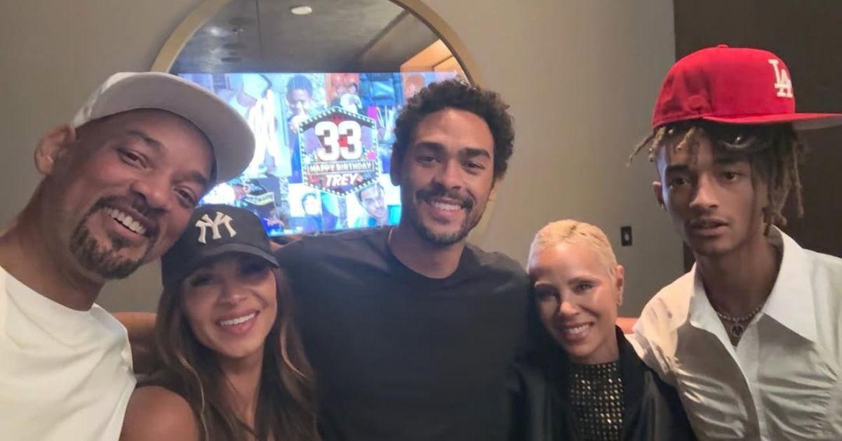 Photo of Will Smith, Sheree Zampino, Trey Smith, Jada Pinkett Smith & Jaden Smith