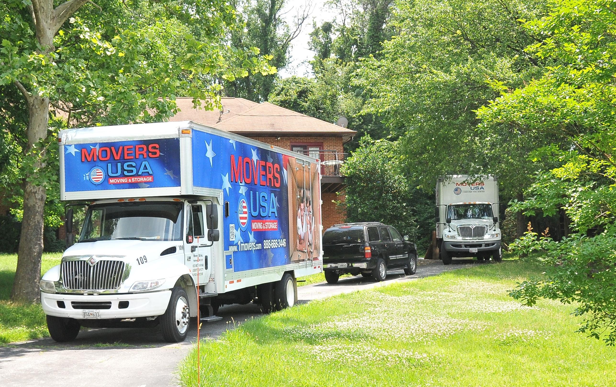 Moving trucks spotted outside Josh Duggars Maryland home