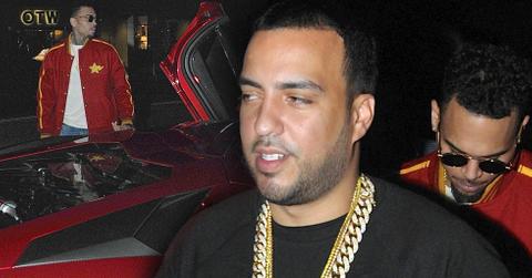 chris brown french montana partying