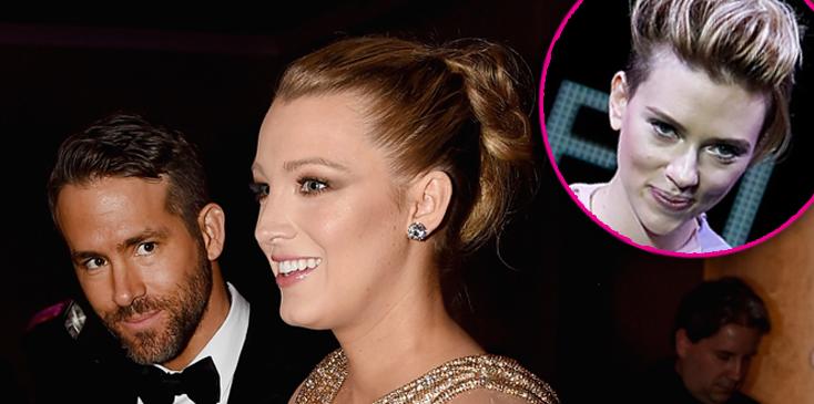 Blake lively husband ryan reynolds ex scarlett johansson feud hero