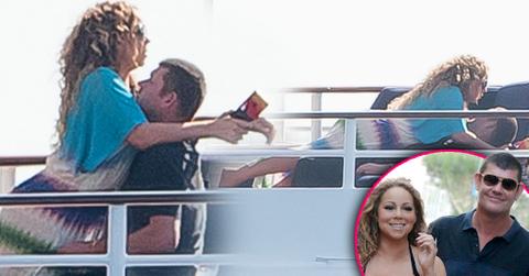 Mariah carey billionaire boyfriend james packer kissing pda yacht 10