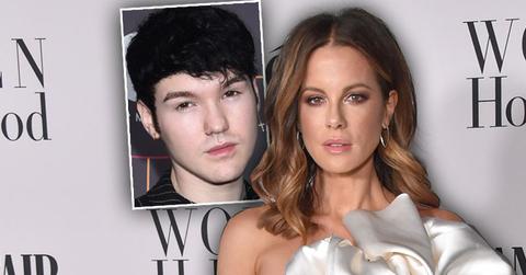 Inset of Goody Grace, Red Carpet Kate Beckinsale Wearing Off The Shoulder Dress