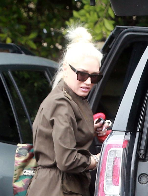 Gwen Stefani Goes Grocery Shopping In Studio City