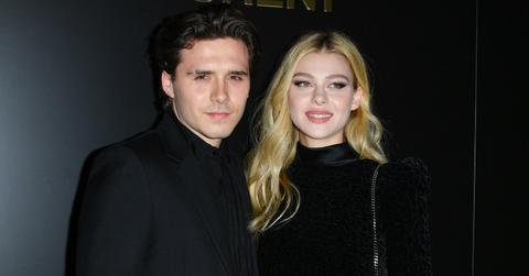 Brooklyn Beckham and Nicola Peltz attend the Saint Laurent show as part of the Paris Fashion Week Womenswear Fall/Winter 2020/2021