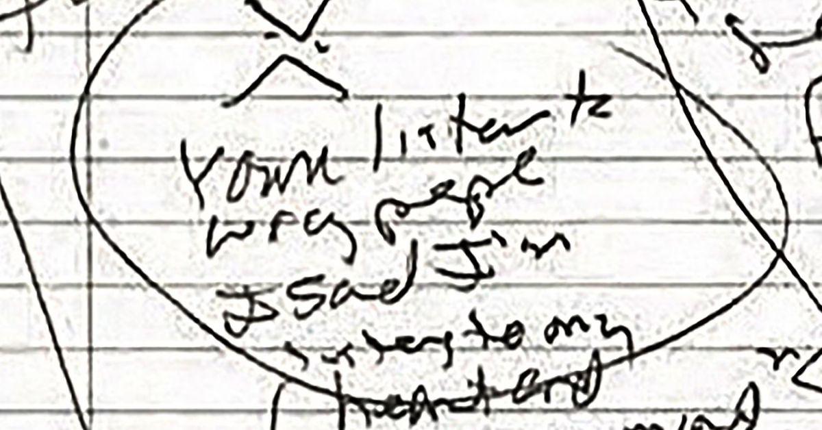 image of Jonathan Karl's book reveals previously unseen notes taken by former vice president Mike Pence.