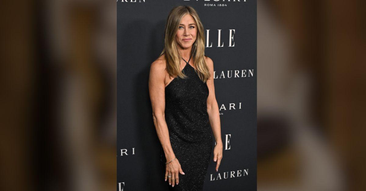 image of Jennifer Aniston shined at the 'Elle' event on Monday.