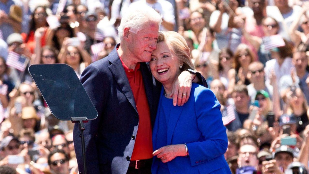 image of Hillary warned that Republican victories in the November 3 midterms could give Trump another two years.