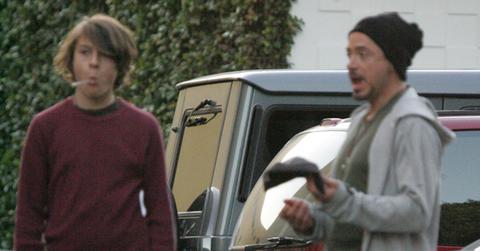 Robert downey jr and son