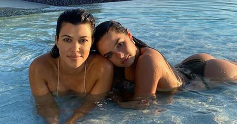 Kourtney Kardashian Addison Rae