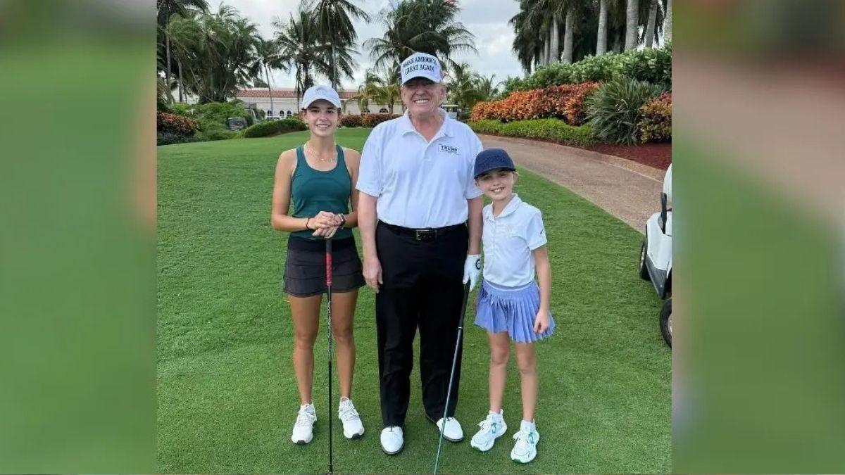 image of kai trump and Donald trump 